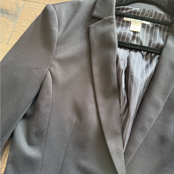 H&M Elegant Black Women's single button pocketed Blazer size S - Picture 3 of 5